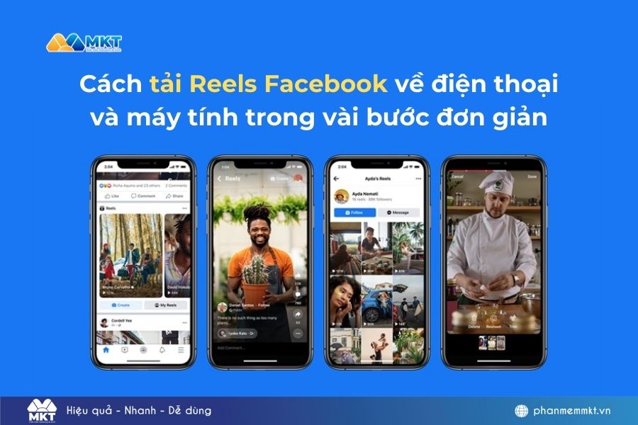 Cách tải Reels Facebook về điện thoại và máy tính trong vài bước đơn giản